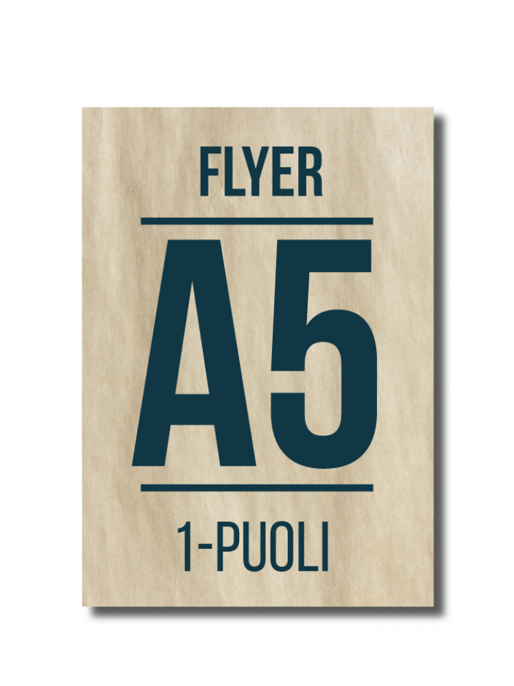 A5-140 Flyer A5 1-puoli, min. 100 kpl