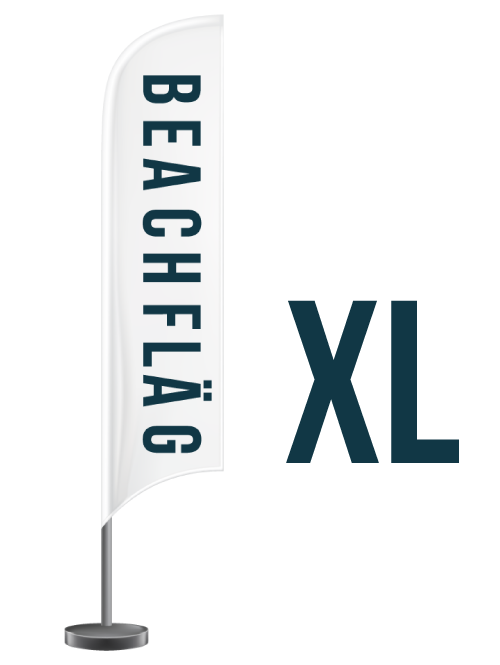 BF-XL Beachflag rantalippu XL