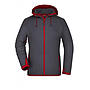 JN570 James & Nicholson Hooded Fleece naisten fleecetakki